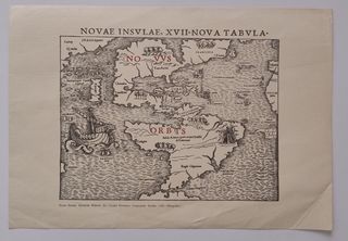 Mapa antiguo Novae Insvlae