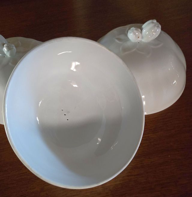 Conjunto de 2 tapa platos cerámicos