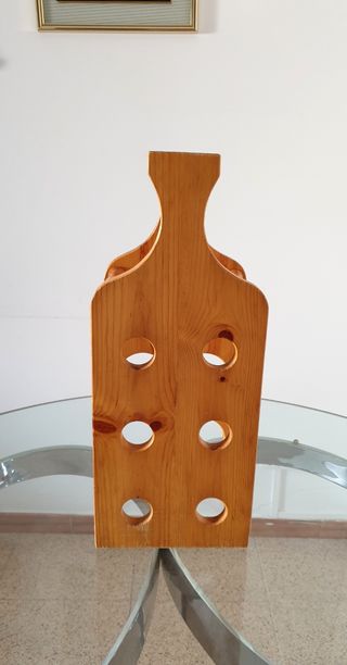BOTELLERO DE MADERA