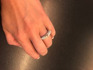 Anillo Mujer Plata Swarosvki