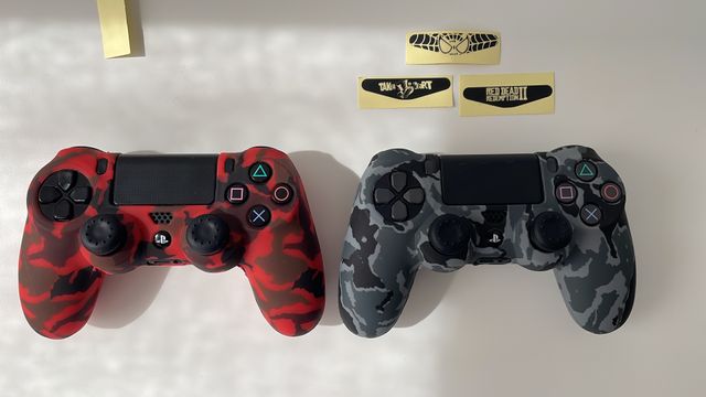 2 Fundas Protectoras Mando PS4 Camuflaje