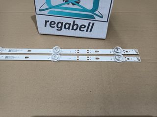 HAIER H32K702FG, KIT TIRAS LED nuevas, (ref-353)