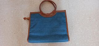 Bolso bandolera azul marino