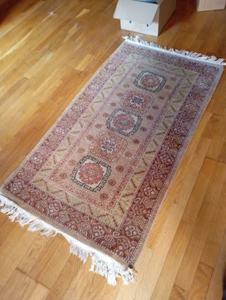 Alfombra oriental - Beige y Rojo