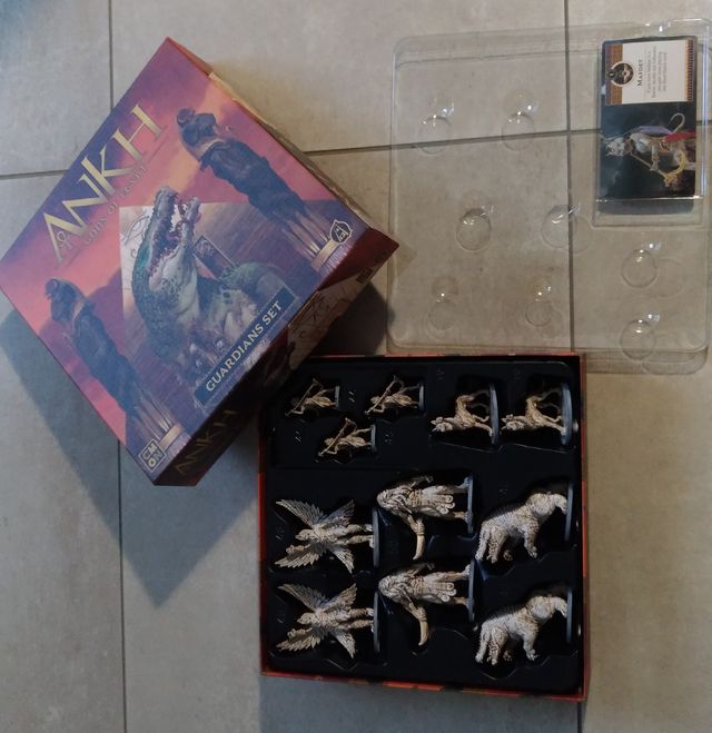 Ankh Gods of Egypt Guardians Set expansion painted