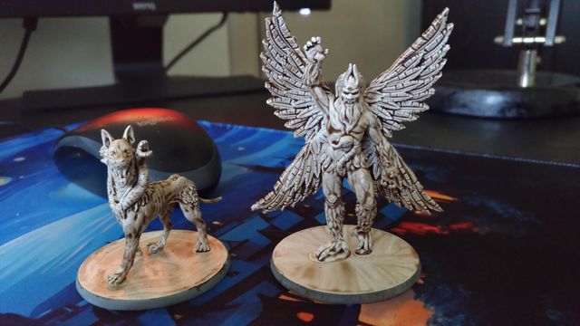 Ankh Gods of Egypt Guardians Set expansion painted