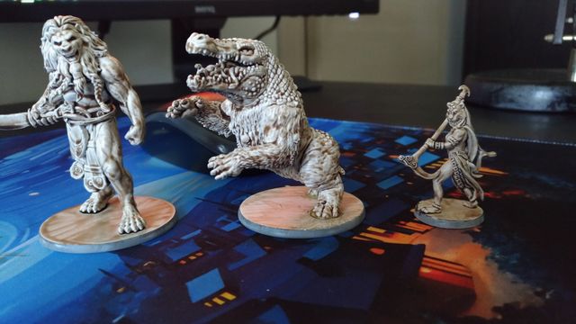 Ankh Gods of Egypt Guardians Set expansion painted