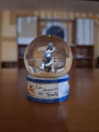 4 palle con neve grandi città italiane