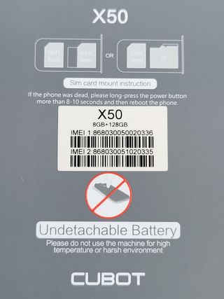 Cubot X50 Verde, nuevo - 8GB RAM, 128GB de memoria