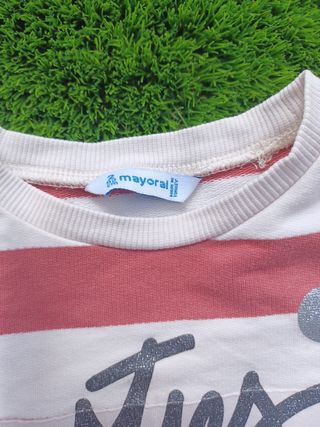 Chándal niña 2 años - rayas y gatos