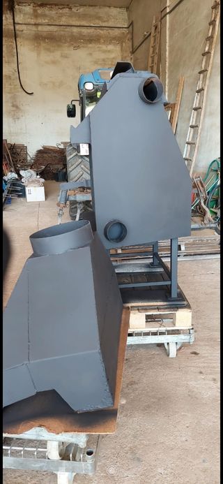 Chimenea barbacoa para asar