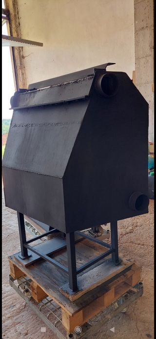 Chimenea barbacoa para asar