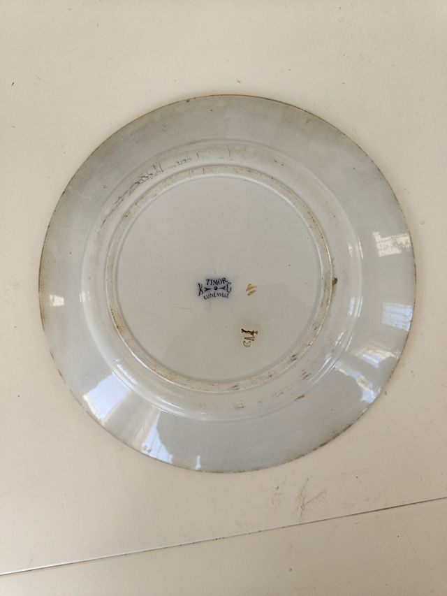 Plato antiguo Timor Luneville