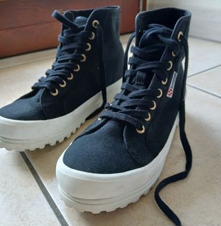Scarpe donna superga sneakers alta 