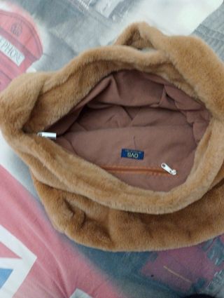 Borsa  e marsupio marroncino e beige