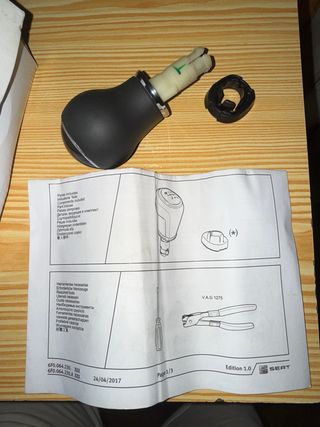 Pomo palanca cambios grupo vag seat