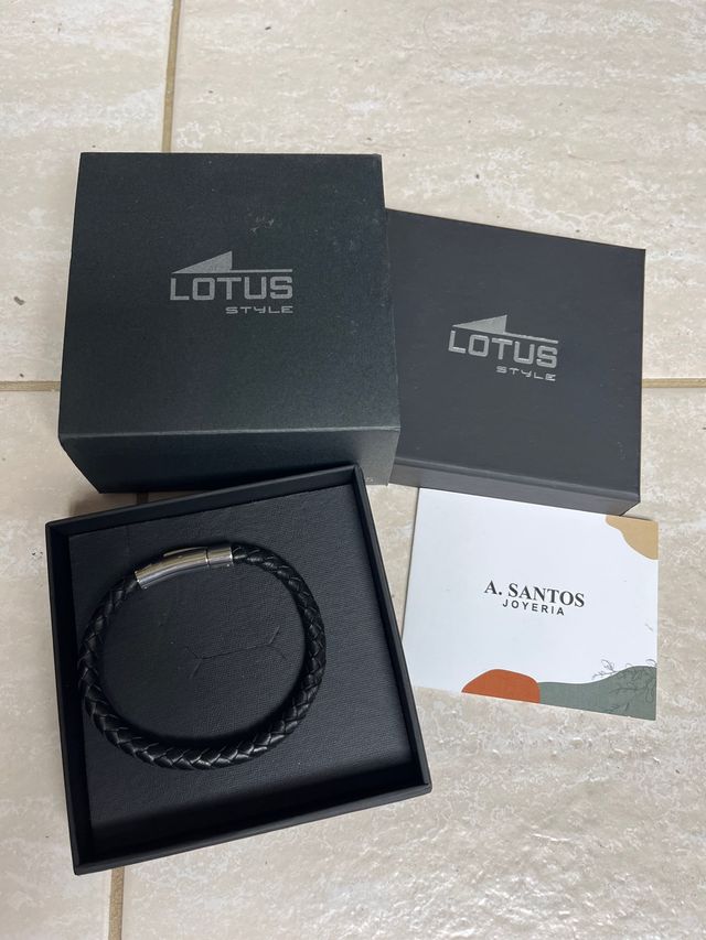 Pulsera Lotus Style negra