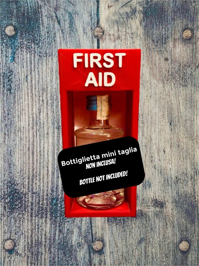 Porta-bottiglie Primo Soccorso - Rosso