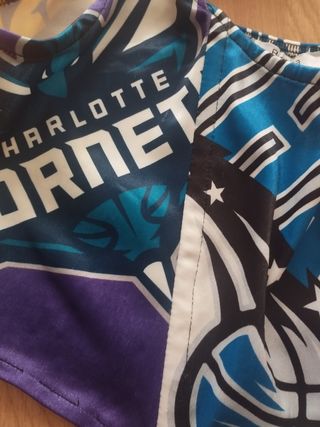 Conjunto top corto y shorts rotos