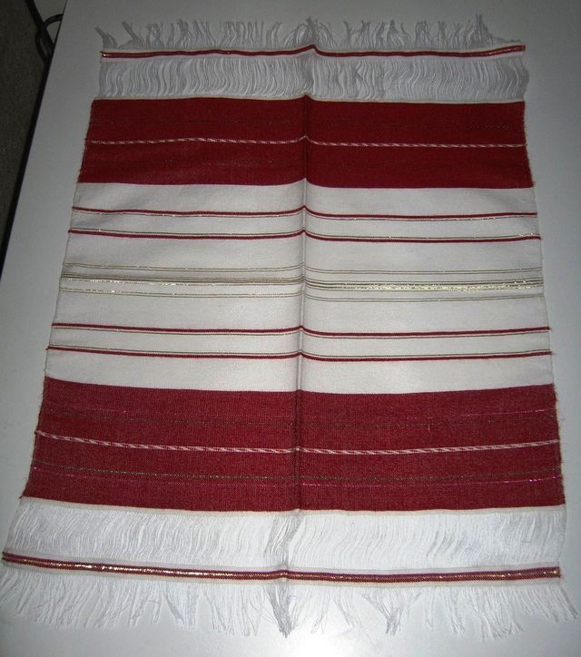 Tovagliette natalizie fatte a mano lavorazione art