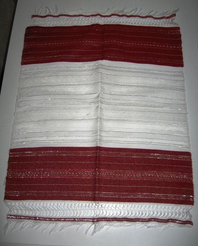 Tovagliette natalizie fatte a mano lavorazione art