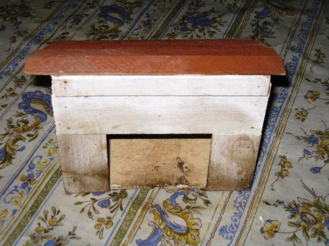 Villaggio presepe artigianale in legno 6 elementi