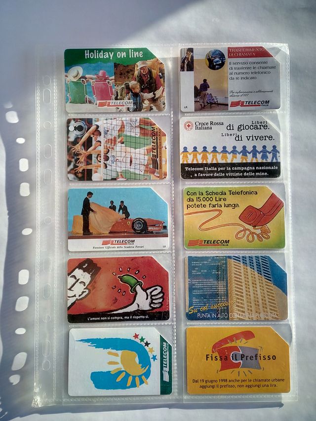 Schede telefoniche TELECOM ITALIA-SIP