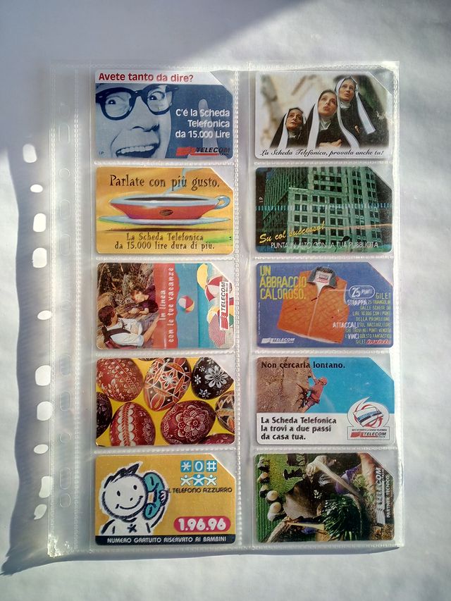 Schede telefoniche TELECOM ITALIA-SIP