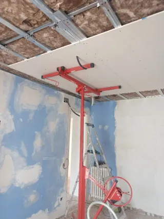 Trabajos en yeso (manual ), Pladur y pintura