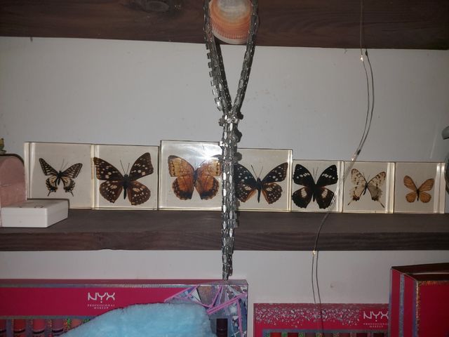 Farfalle in resina: 7 pezzi