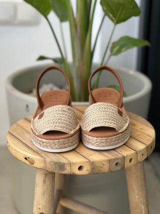 Menorquinas POPA beige-marrón