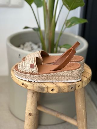 Menorquinas POPA beige-marrón