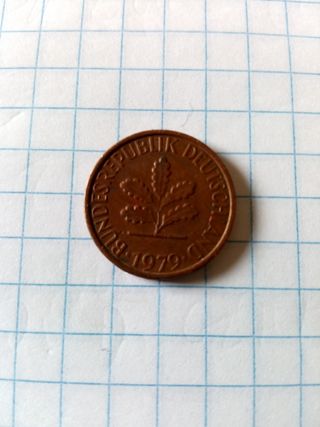 1 Pfennig Germania 1979