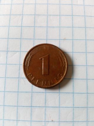 1 Pfennig Germania 1979
