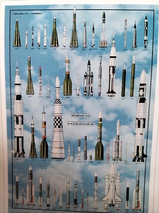 Poster Missioni Spaziali Vintage