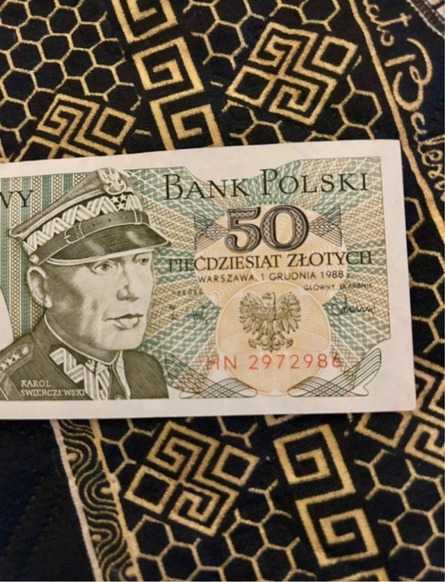 Banconota 50 Zloty Polonia 1988