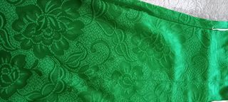 Vestido verde estampado