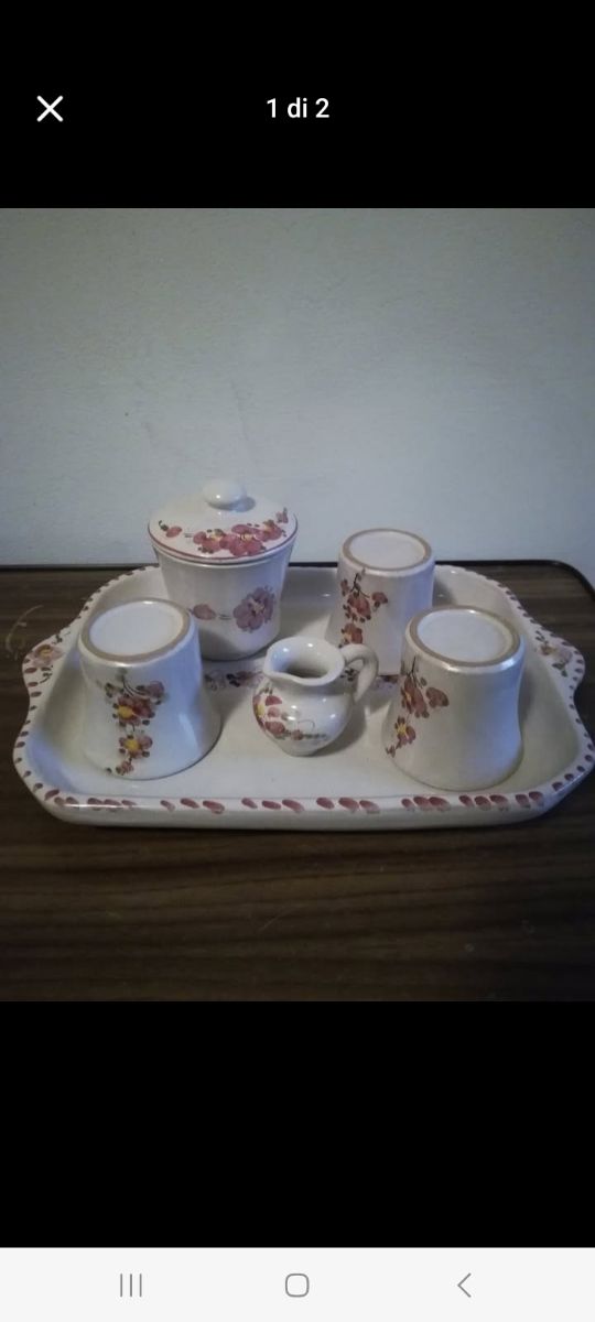 Set da caffè in ceramica