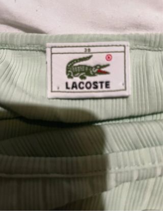 Maglietta Lacoste verde - tg. unica