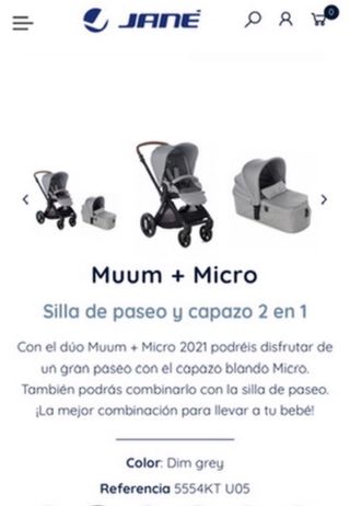 Carro bebe jane Muum