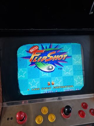 Flip shot neo geo snk label olo