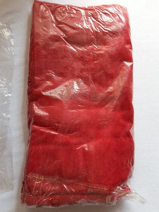 Set natalizio: 2 asciugamani e centrino