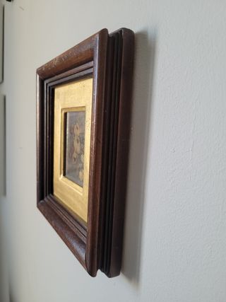 Dipinto fiori - Cornice antica