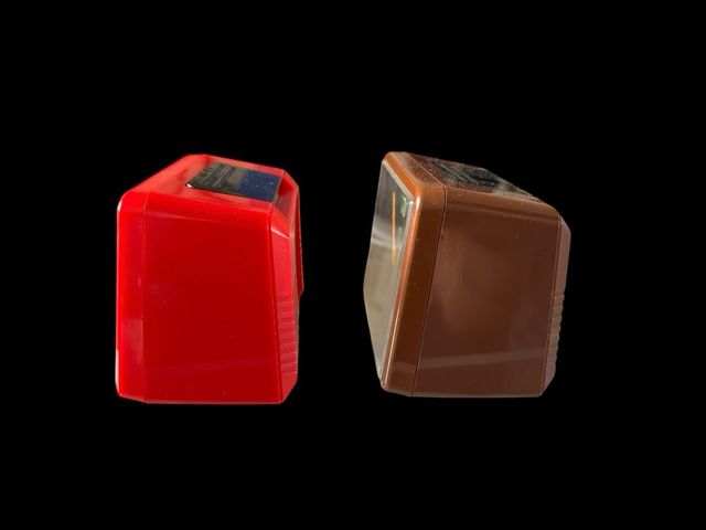 Coppia Rhythm orologi sveglia vintage anni '80  Mod. 4RA749 Japan