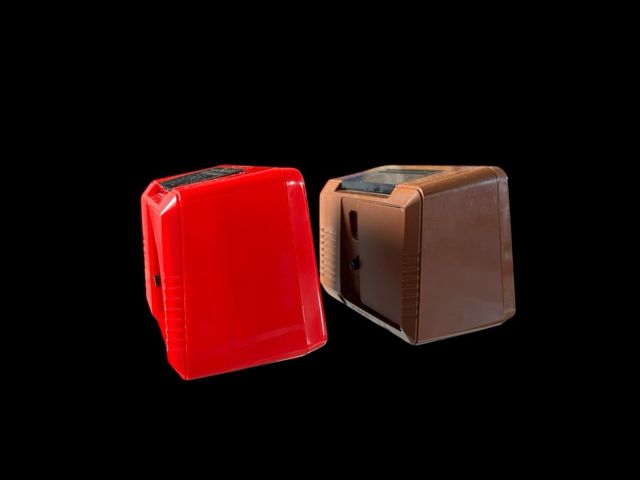 Coppia Rhythm orologi sveglia vintage anni '80  Mod. 4RA749 Japan