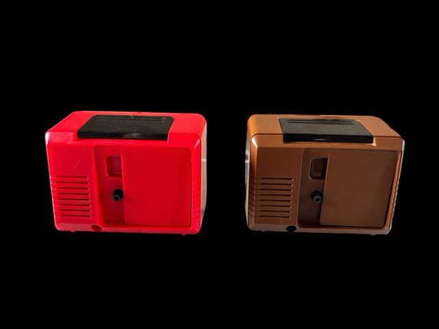 Coppia Rhythm orologi sveglia vintage anni '80  Mod. 4RA749 Japan