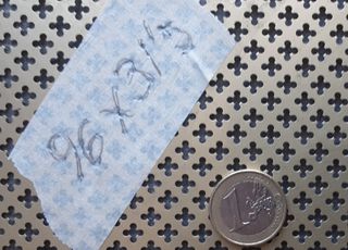 CHAPA ALUMINIO DORADO