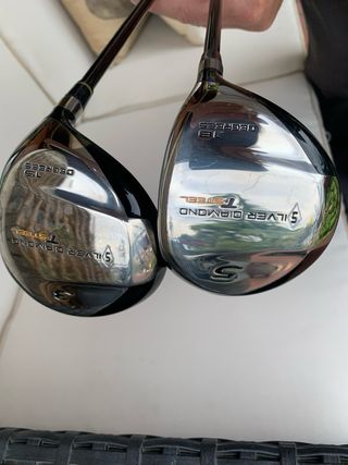 Mazze Golf n.2 Silver Diamond nuove 15 e 18 degree