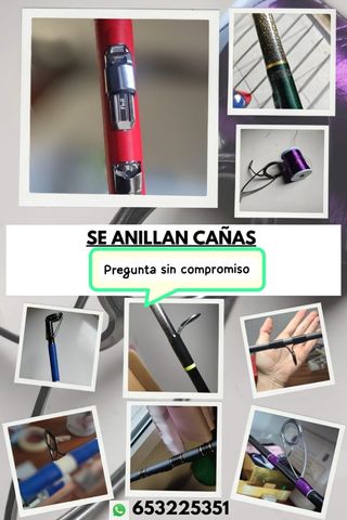 Anillado de cañas de pescar