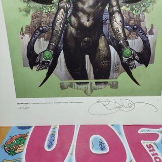 Simone Bianchi Autografo Numerata Litografia